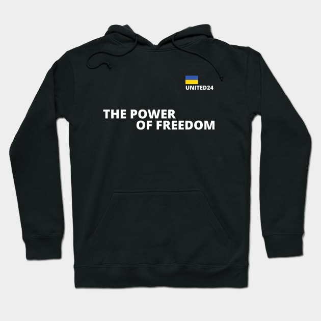 THE POWER OF FREEDOM Hoodie by Myartstor 